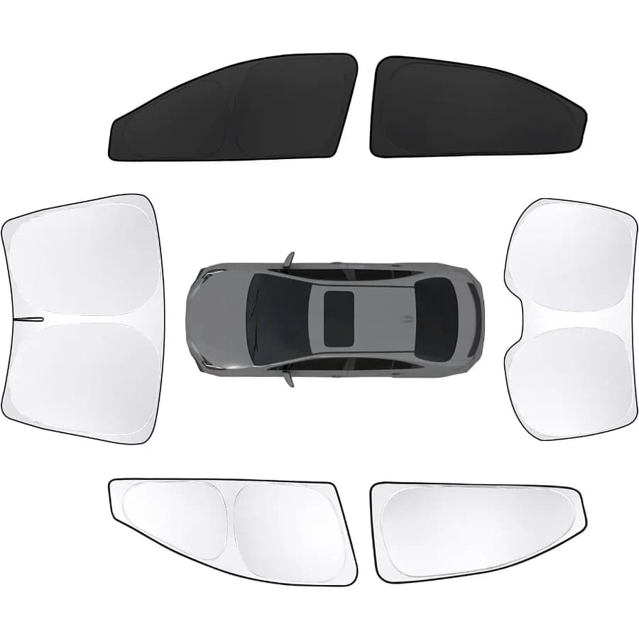 6pcs Finestra di Automobile Shades per Corolla 20202025 Accessori Parabrezza Lato Posteriore Pieno Parasole Visiera UV Blocco Privacy Prote