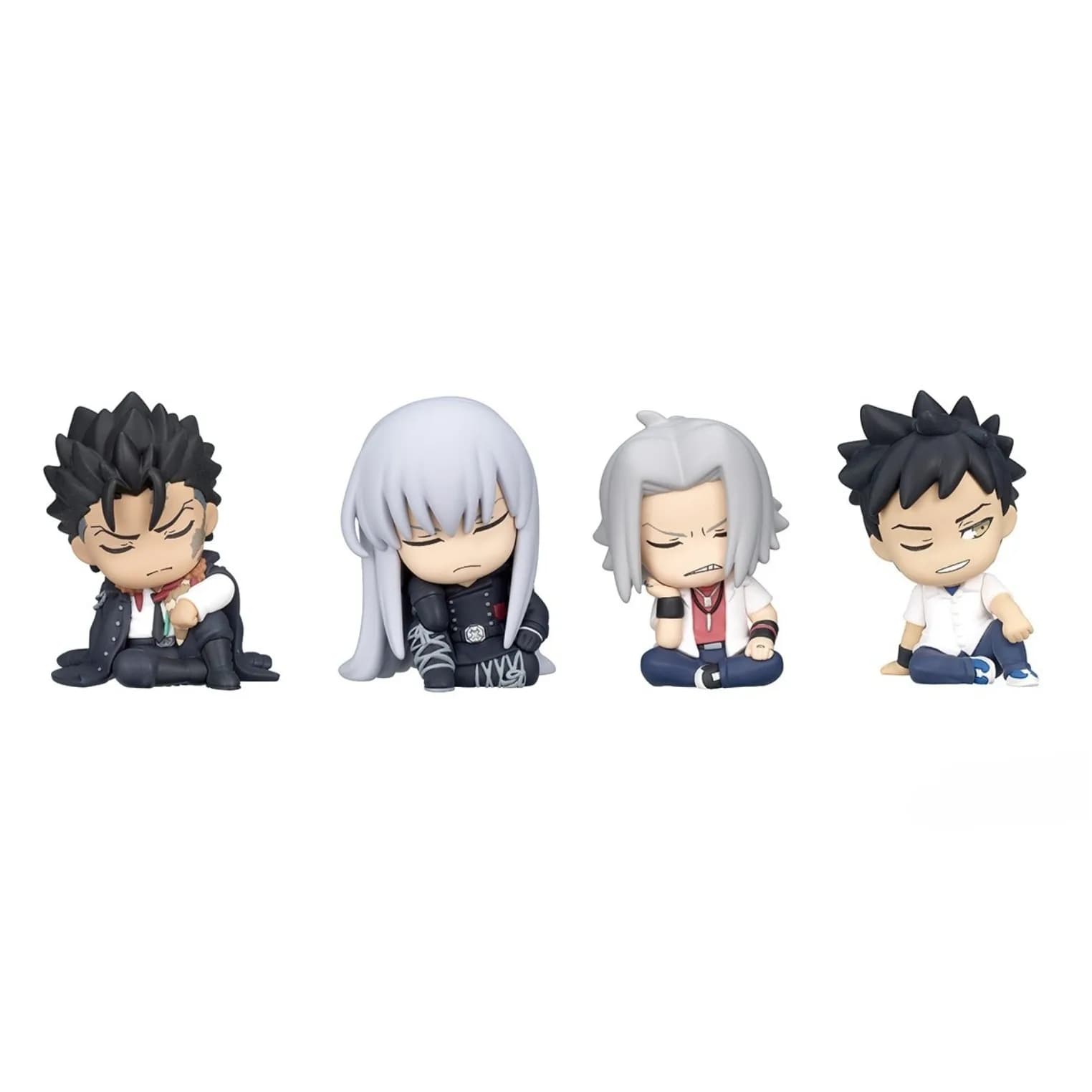 Original capsule toys Shoulder-Zun Fig. Katekyo Hitman REBORN! Vol. 2 XANXUS Squalo Hayato Gokudera gashapon figures