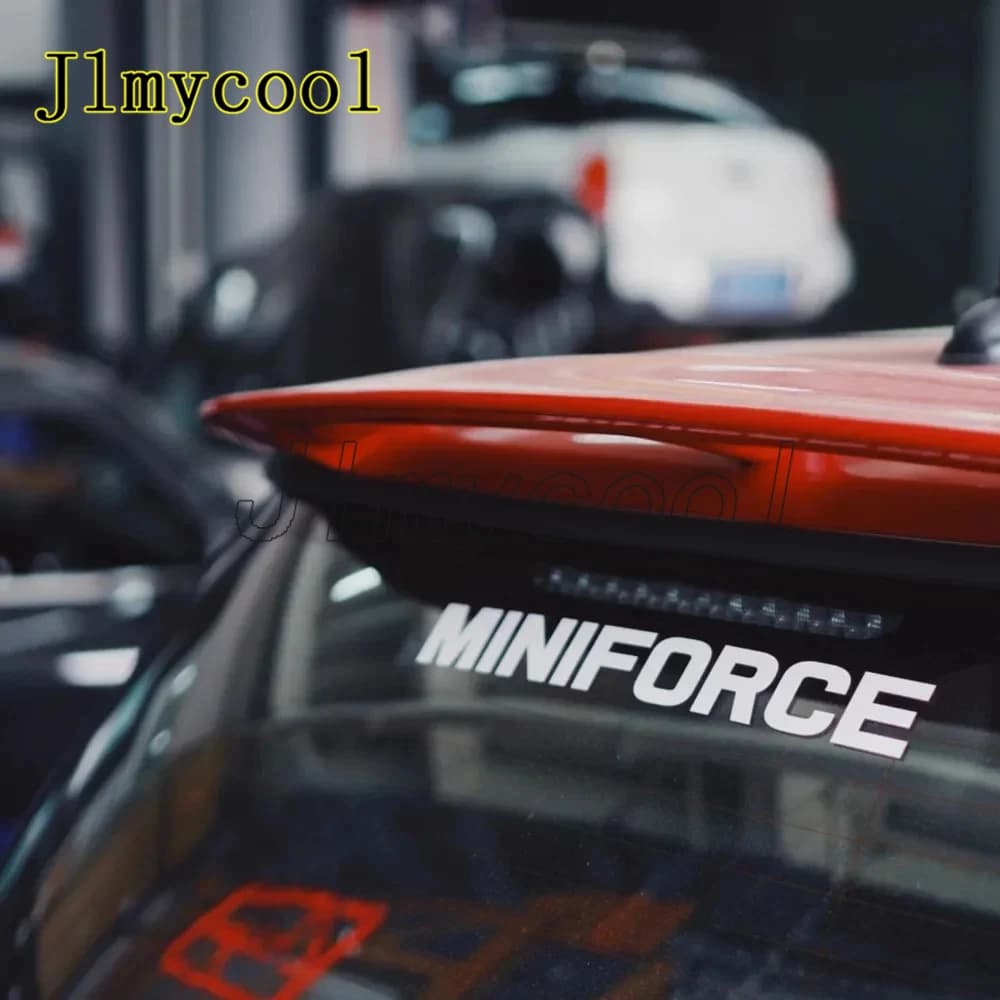 MINIFORCE Auto Parabrezza Posteriore Finestra Impermeabile per Mini Cooper S JCW Uno F54 F55 F56 F60 R55 R56 R60 R61 R50 R53 Auto adesivi