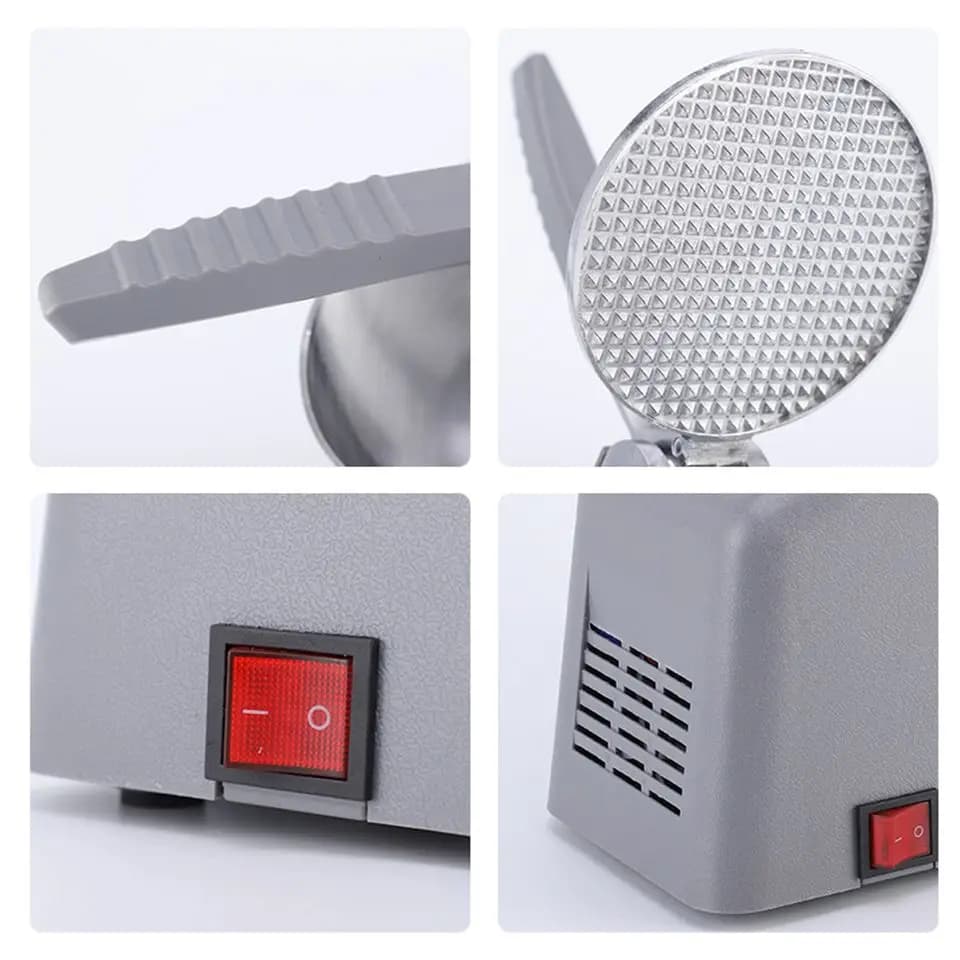 HD108 Stainless Steel Electric Ice Crusher Machine Household Snow Cone Shaver Maker For Summer Smoothie Shaved Ice Making
