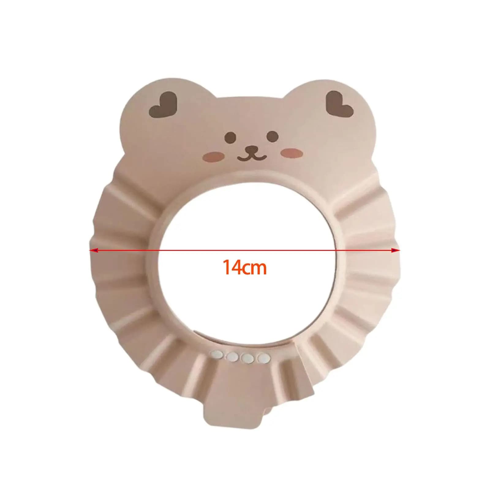 Adjustable Baby Shower Cap Visor EVA Soft Waterproof Protector Toddler Shampoo Hat for Bath Time Comfort