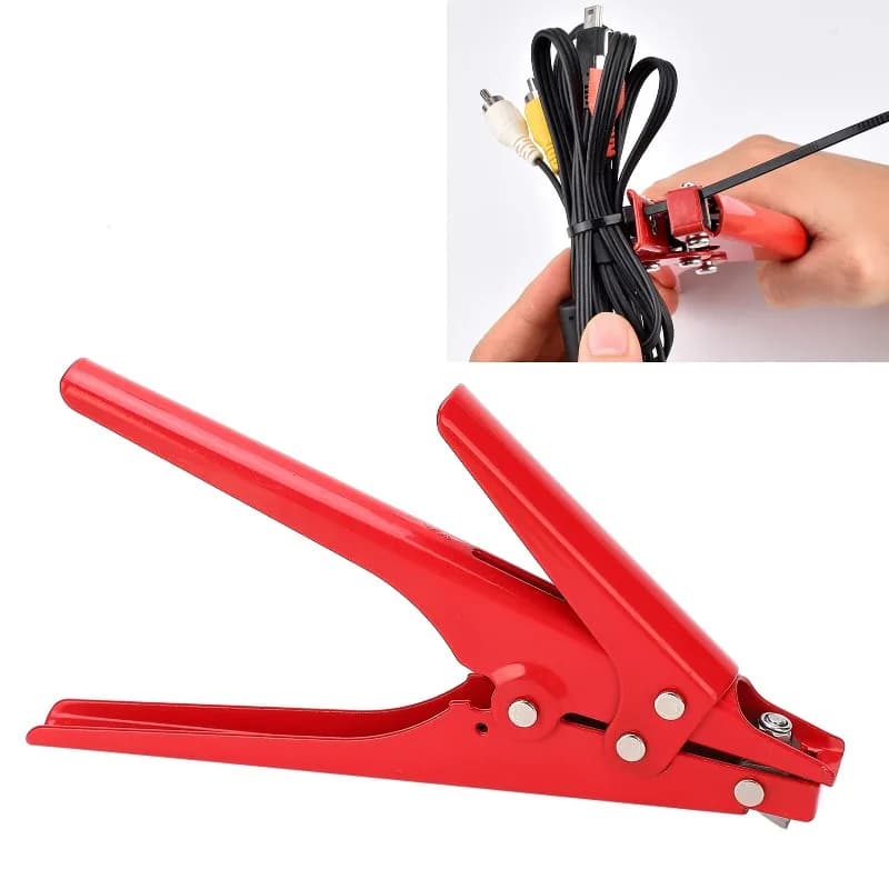 Pinza Automatica per Fascette in Nylon TS-519, Resistente all'Usura, Pratica e Veloce per il Fissaggio di Cavi