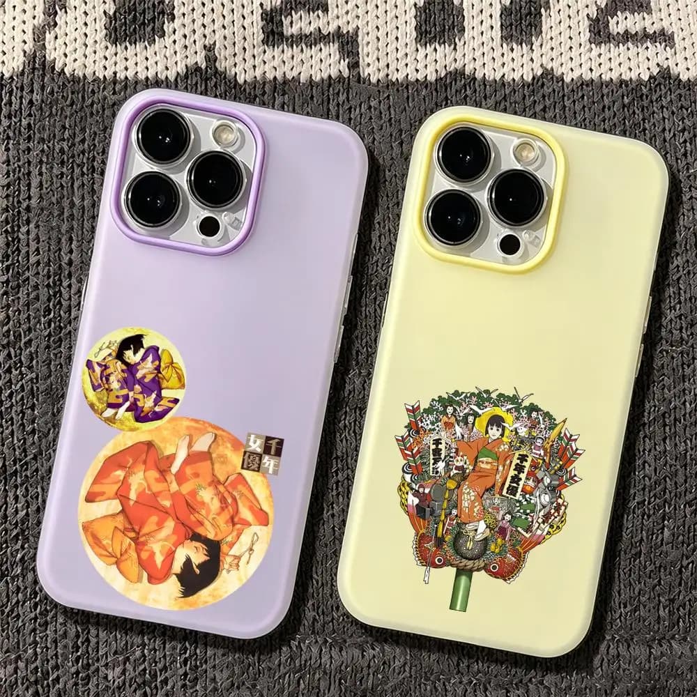 Custodia per telefono M-Millennium Actress effetto gelatina 2 in 1 a doppio strato, compatibile con iPhone 17/16/15/14/13/12
