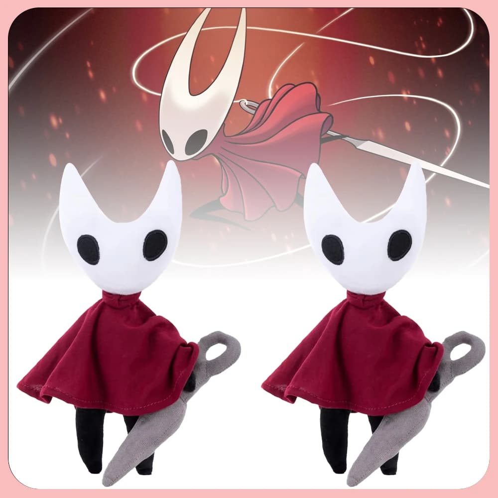 Hollow Knight Peluche Gioco Figura Bambole Hornet Hollow Knight Animali di peluche Bambole Giocattoli per bambini Compleanno Regali di Halloween per ragazzi