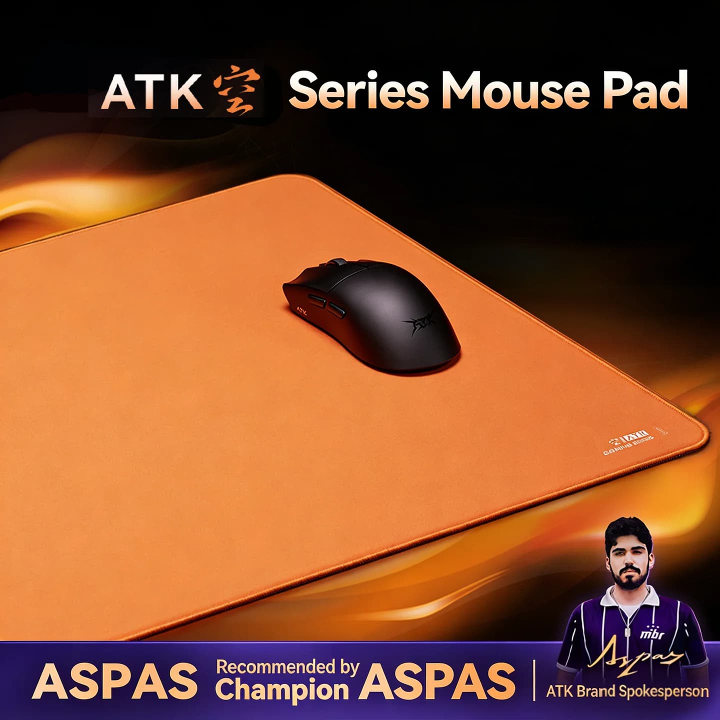 Carpet for Mouse ATK Series Kong Xsoft Extra Large, Balanced Gaming Mat for Desk, Mouse Esports Carpet for Valorant, Office and Gaming