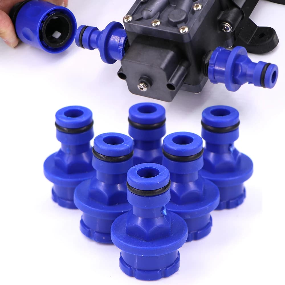 Adattatore per pompa di irrigazione da giardino con connettore rapido per capezzolo filettato femmina da 18mm per giunti per tubi di irrigazione a goccia giunto per tubo dell'acquario