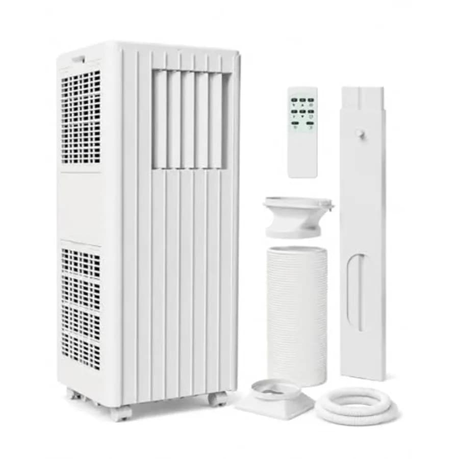 8, 000 BTU Portable Air Conditioners, Cools Room Up to 350 Sq.Ft, 4-in-1 AC Unit with Dehumidifier Fan Mode, Remote Control, Ul