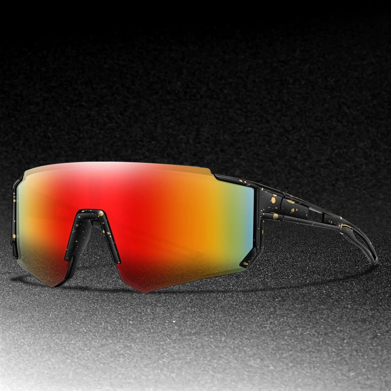 Occhiali da sole classici casual antivento per uomo e donna Occhiali con protezione UV Sport all'aria aperta, ciclismo, pesca, baseball, moda