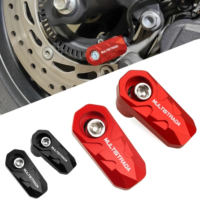 NEW FIT For Ducati Multistrada 1260S 1200S 1260 1200 1100 950 V2 V4S Motorcycle Aluminum Front Rear Wheel ABS Sensor Protection