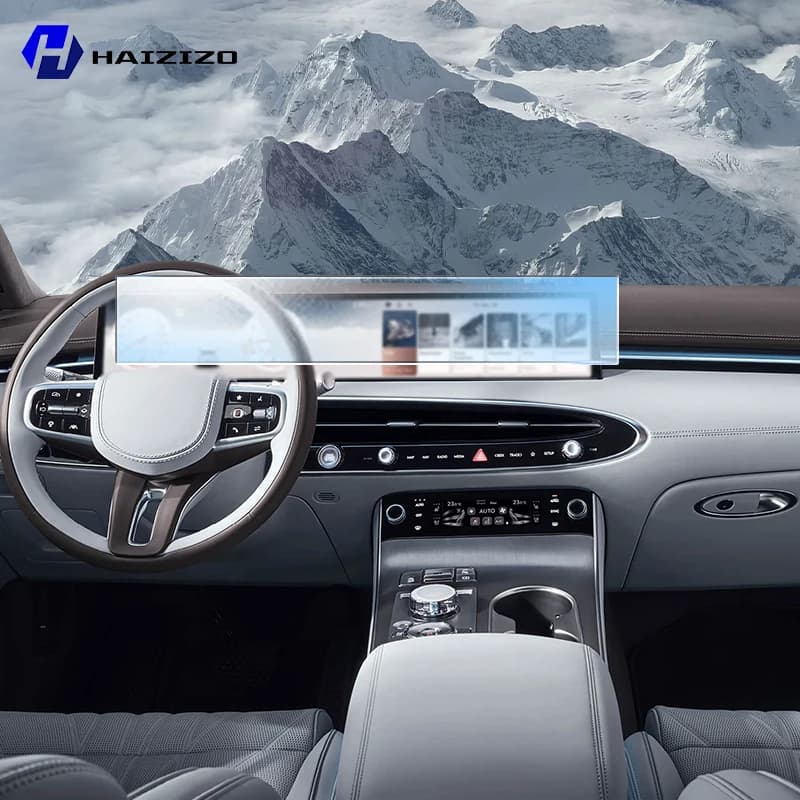 Per Genesis GV70 2025-2026 Interni auto Protezione schermo opaca console Navigazione GPS Scena LCD Pellicola TPU Resistente ai graffi PPF