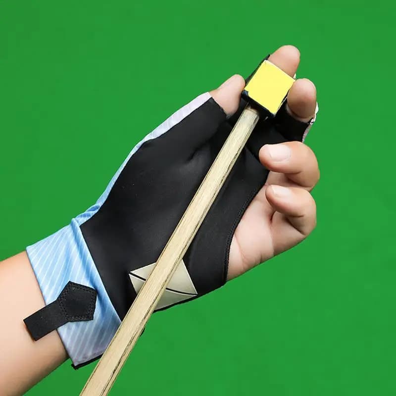 Guanti da biliardo per stecche da biliardo Guanti da biliardo sportivi unisex a tre dita Attrezzatura da biliardo perfetta per principianti e professionisti