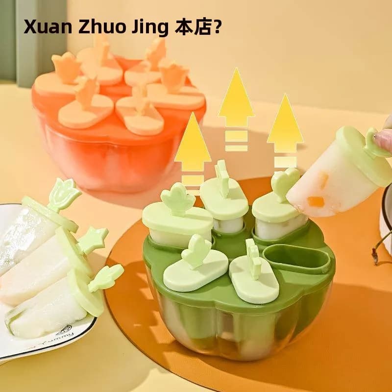 Stampo per ghiaccio multiuso per uso domestico, per gelati e dessert, in plastica, a forma geometrica, strumento da cucina per uso self-service
