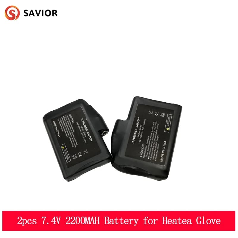 Caricatore da 7,4 V 2200 / 3000 mAh Batteria ricaricabile ai polimeri di litio Guanti riscaldati Calzini Giacche riscaldate Gilet Guanti da moto USB