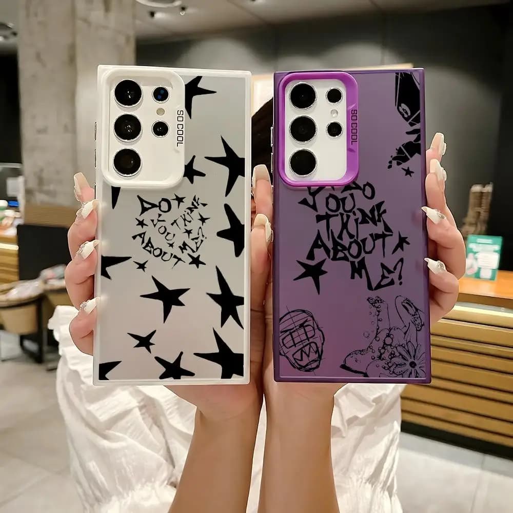 Custodia per telefono Epc ATP Album di NSQK per Samsung Galaxy S25 Edge S24 S23 S22 S21 S20 Ultra, in silicone colorato argento