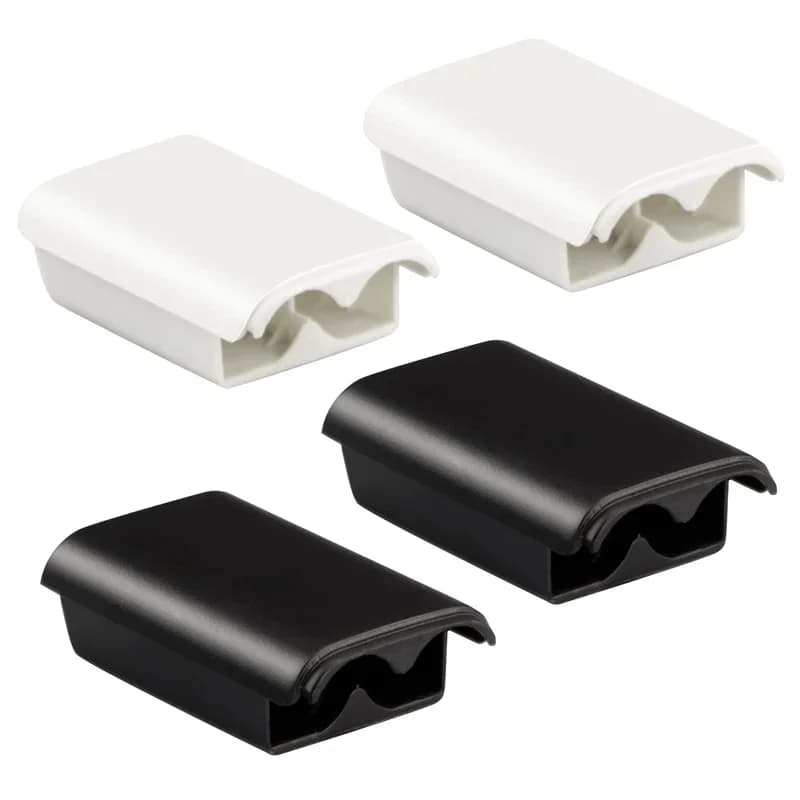 Hard Durable Battery Pack Cover Repair Accessory Compatible with Xbox360 Controller, Battery Compartment Lid Replacement Shell