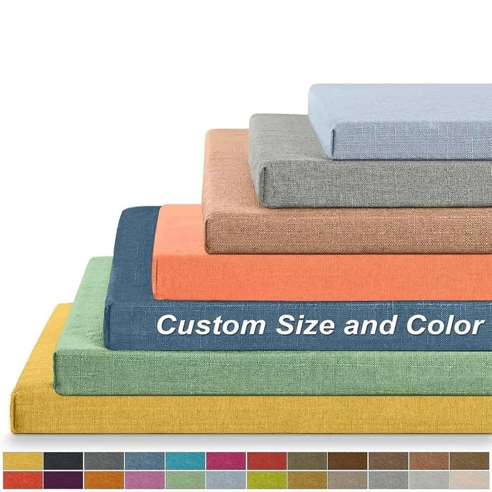 Cuscini Personalizzati da 3cm per Panche Interne ed Esterne, Imbottiture per Davanzali, Materassi Lunghi, Cuscini Decorativi per Giardino, Patio, Sedie, Divani