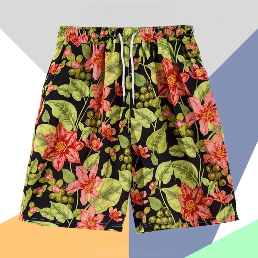 Summer Beach Shorts for Outdoor Wear, Quick Drying, Sanya Tourism, Beach Surfing, Lazy Style, Big Shorts for Men