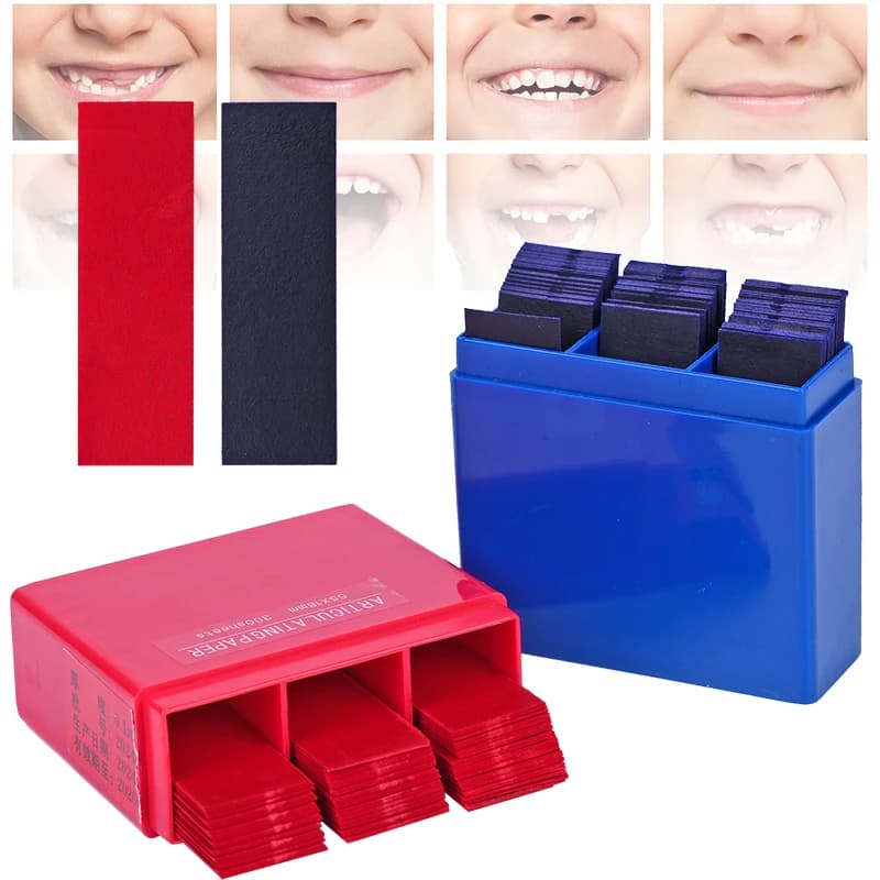 300 Sheets Dental Card Articulation Dentist Double Face Dead Strips Oral Dentist Care Of Tooth Whitening Material Tool