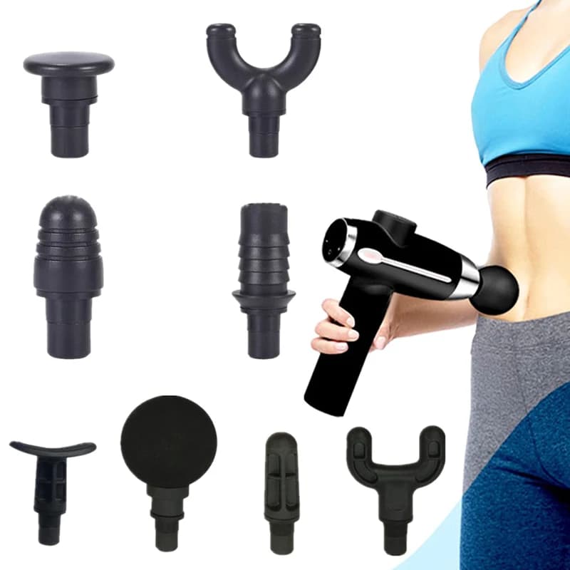4pcs Massage Gun Heads Replaceable Massager Attachment Different Muscle Heads For Deep Tissue Muscle Massage Gun Accessories