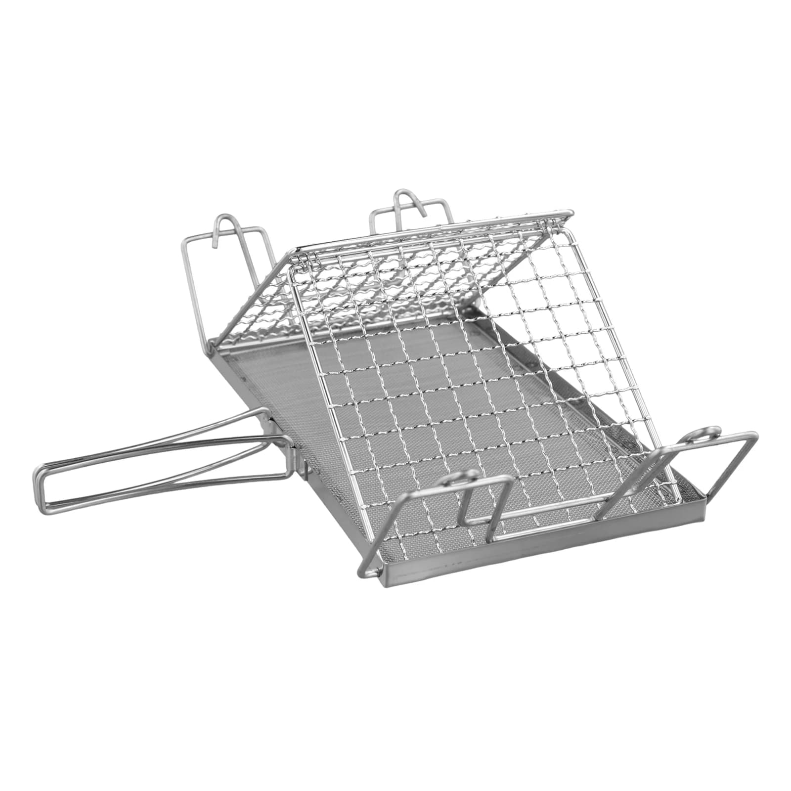 Foldable Camping Stove, Open Cooking Grill, Direct Contact with Food, Stable Connection, Foldable Design for Easy Storage