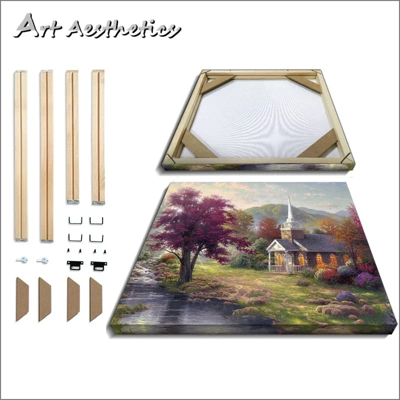 Solid wood frame, photo, diamond painting, frame for painting on canvas, DIY frame, Sycamore logs 30 x40, 40x50, 50x50,40x60,60x60