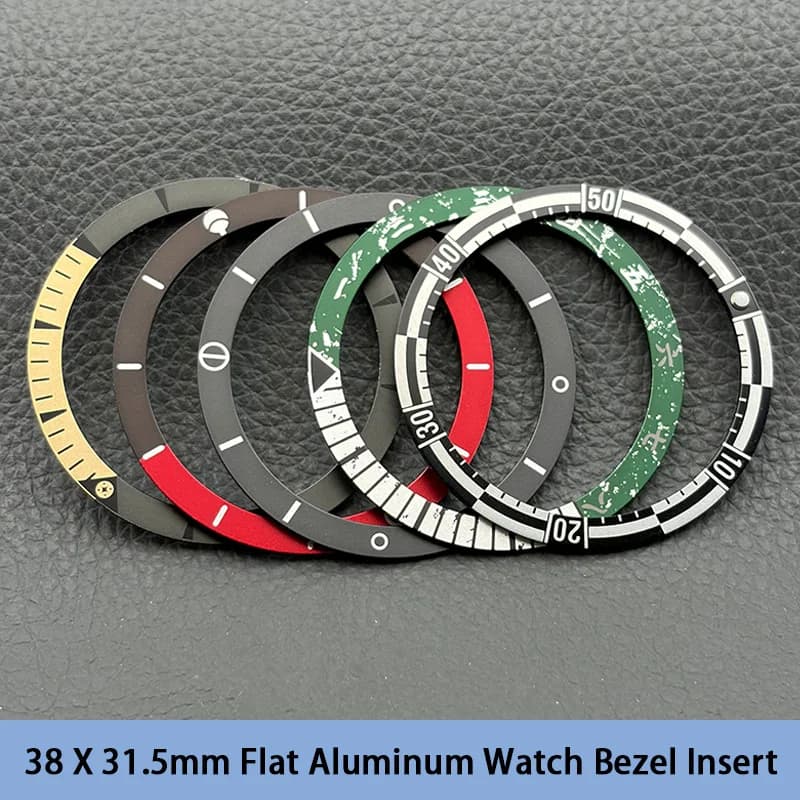 Grid Insert Aluminum Watch Plate 38mm*31.5mm Compatible with SKX007 SKX011 SKX171 SRPD Seamaster, Custom Replacement Parts for Men's Watch Case