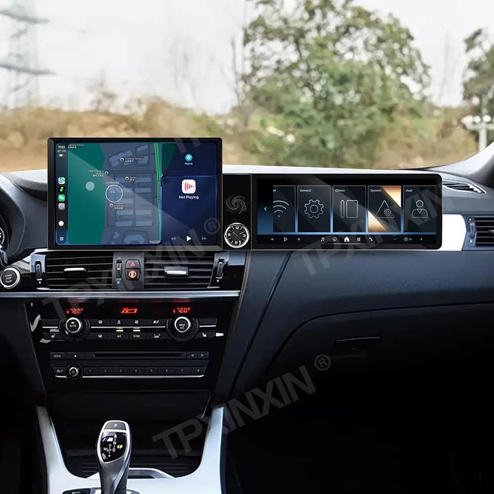 13.1+12.3 Inch Screen Car Radio For BMW X3 X4 NBT CIC 2011-2016 Android GPS Navigation Multimedia Stereo Receiver Head Unit