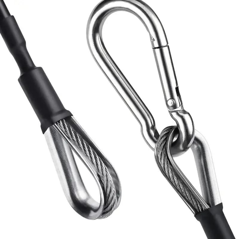 Prolunga per cavo da palestra 1/2 pezzi compatibile con Bowflex Home Gym Accessori per LAT/Tricep Tirare verso il basso e macchina per estensioni delle gambe 25 cm