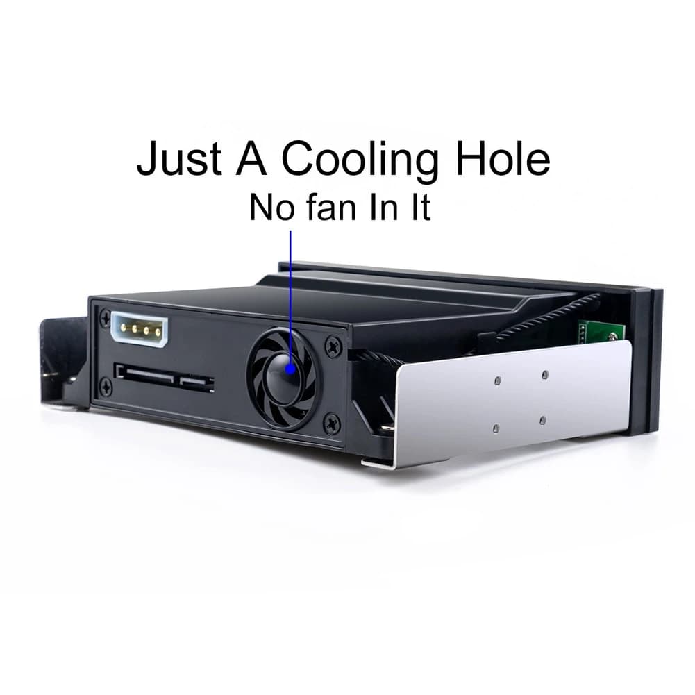 Rack mobile universale hot swap per SSD/HDD da 2,5 pollici o 3,5 pollici, custodia backplane per disco rigido interno senza vassoio CALDO