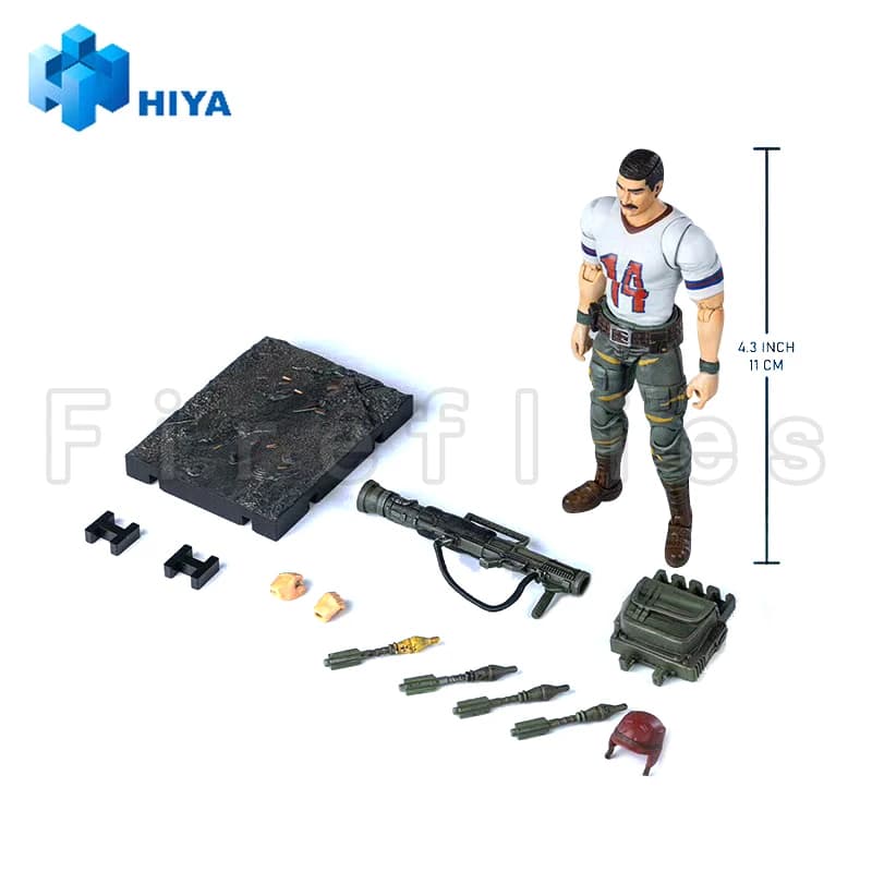 [Pre-ordine] Action Figure HIYA 1/18 da 4 pollici, Serie Mini Squisita G.I. Joe BAZOOKA Versione Tiger Force, Modellino Anime