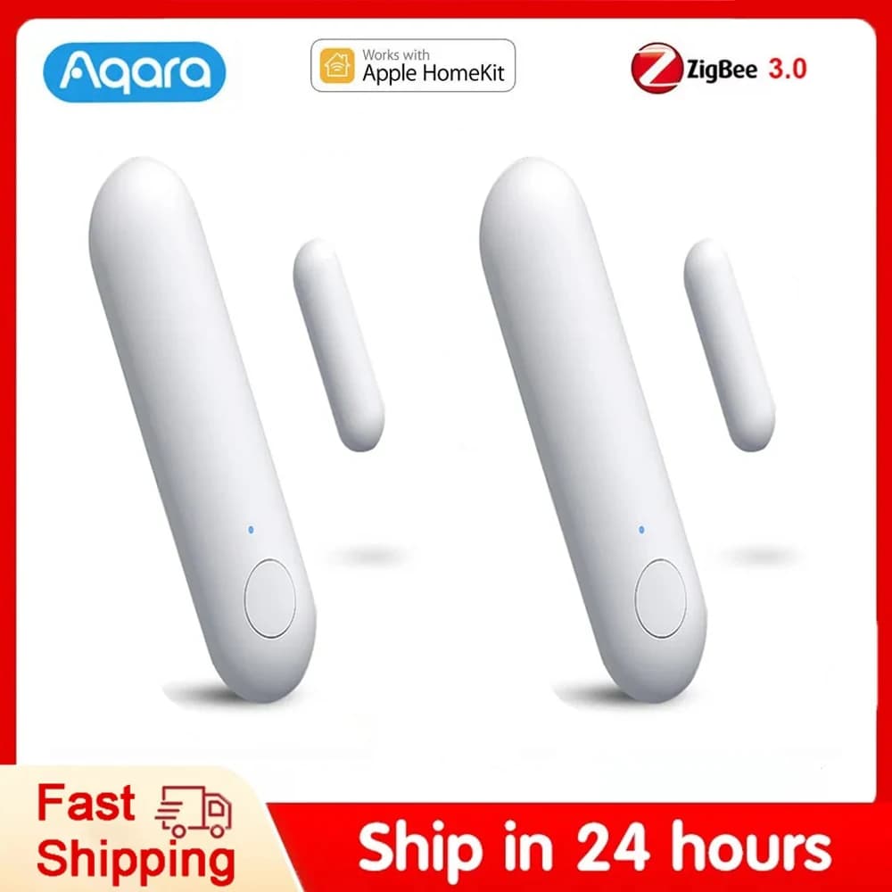 Sensore per Porte e Finestre Aqara P1 Zigbee3.0, Sensore Intelligente per Casa Smart, Controllo Remoto, Allarme di Sicurezza Compatibile con Homekit