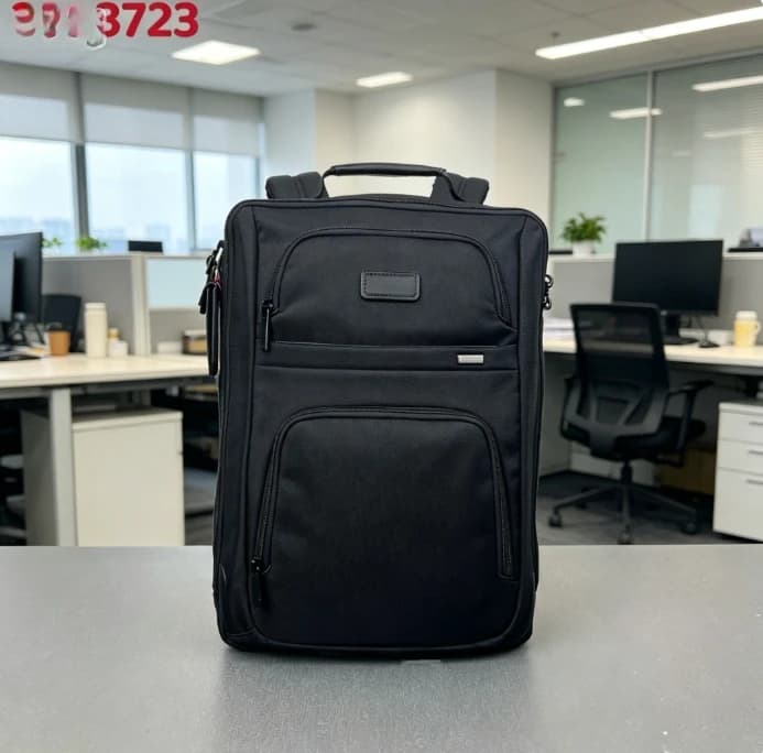 2203723D4 Men Ballistic Nylon Backpack Business Laptop Bag Casual Large Capacity Travel Daypack