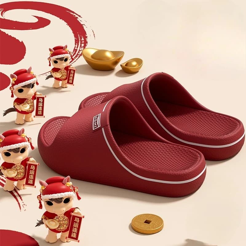 Nuove pantofole da bagno EVA 2026, silenziose, comode, antiscivolo, fresche, da casa, per donna, sandali da casa