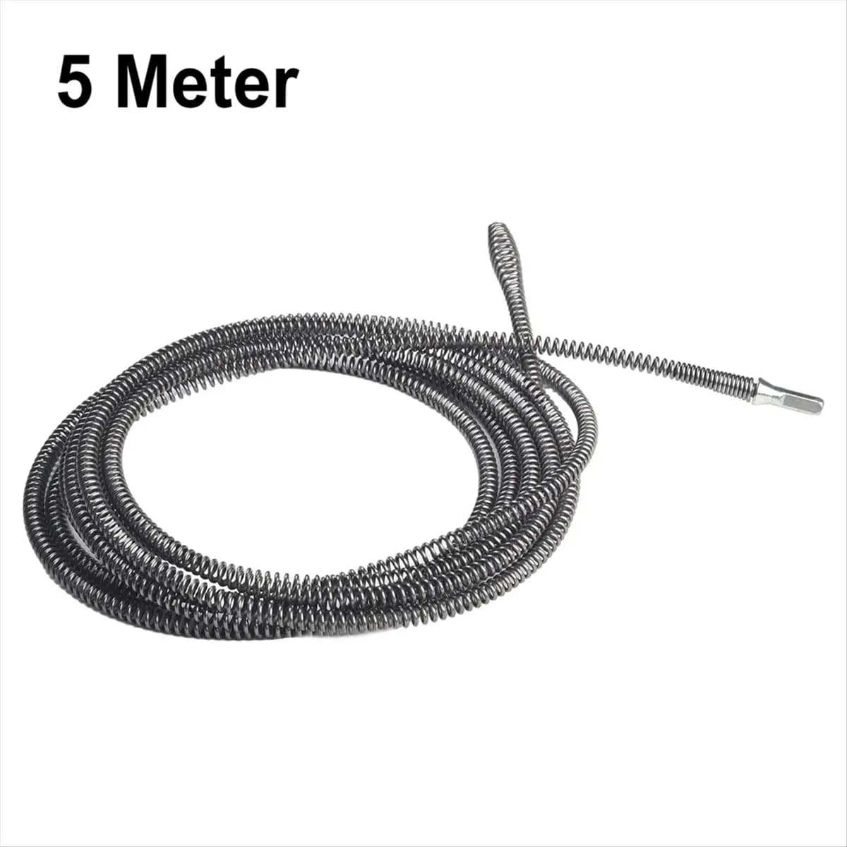 A95G 5 Meter Electric Drill Drain Dredging Spring Sink Pipe Sewer Dredging Tool Set for Kitchen Bathroom Plumbing