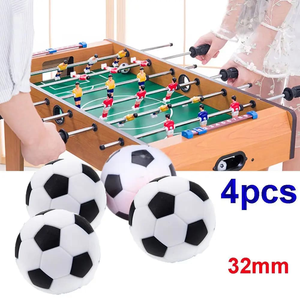 32mm 4pcs Mini Adult Student Table Soccer Tabletop Game Football Replacement Balls