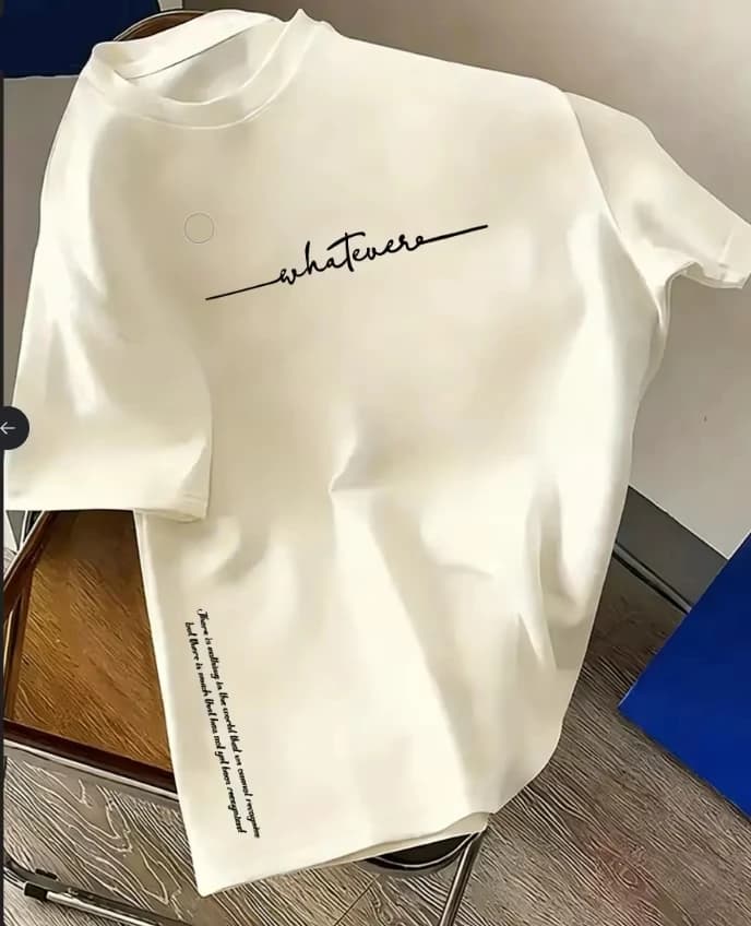 T-shirt sportiva casual primaverile ed estiva in cotone, modello ampio, con stampa di lettere, girocollo vintage, per uomo e donna.