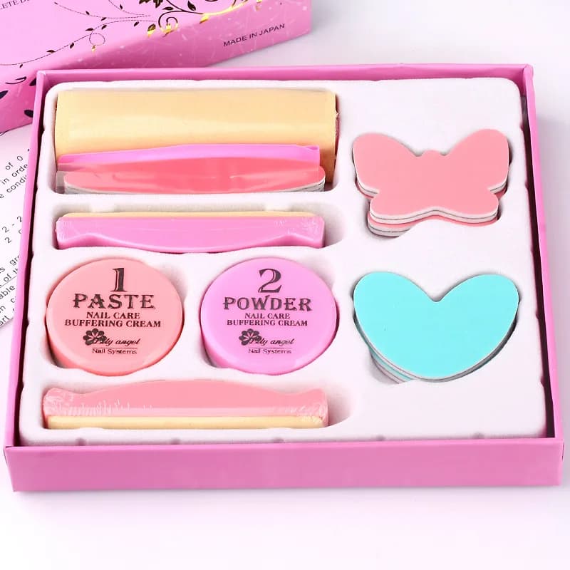 Set of wax for nail polish