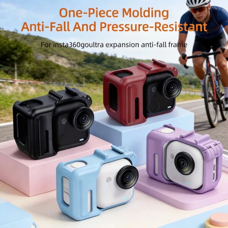 Action Camera ABS Frame Protective Case Extended Adapter Anti-fall Quick-Release Design Rabbit Cage For Insta360 GO Ultra