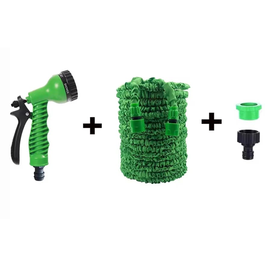 Telescopic Water Pipe , Garden Watering Hose with High Pressure WaterGun Durable Water Hose for Car Wash Garden Watering Househ