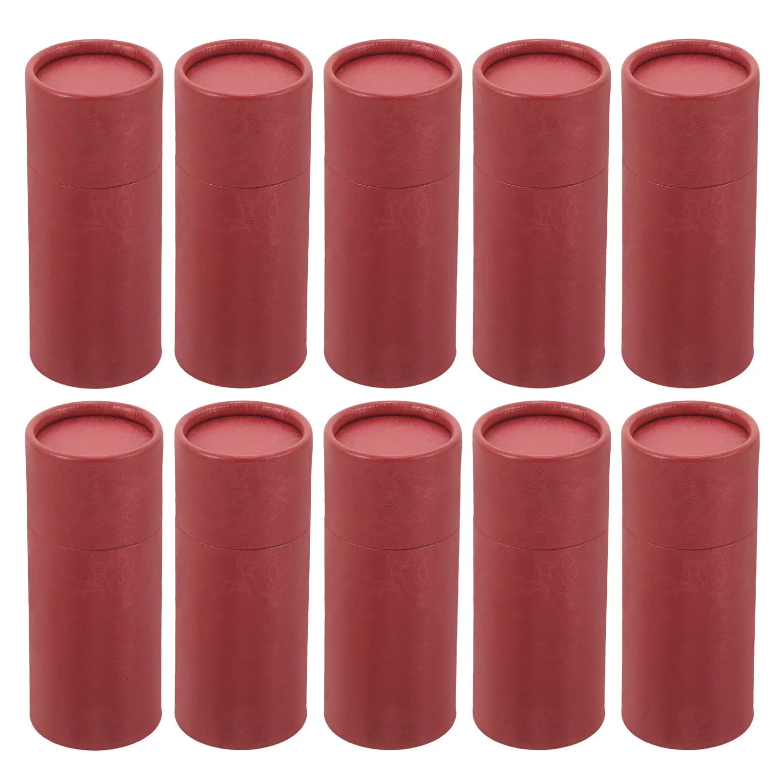 10Pcs Paper Storage Cylinder Boxes Thickened Canisters Multi-Function Tea Coffee Candy Containers Cylinder Box