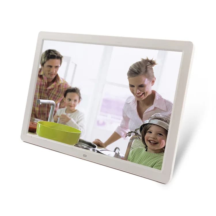 17-inch high definition widescreen, digital photo frame, advertising machine supports 1080P video HDMI input hung on the wall