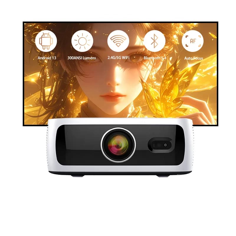 Beamer Mobile Theater Gaming LED Proiettore Android Mini proiettore portatile Smart Home Cinema 4K Video WiFi TV