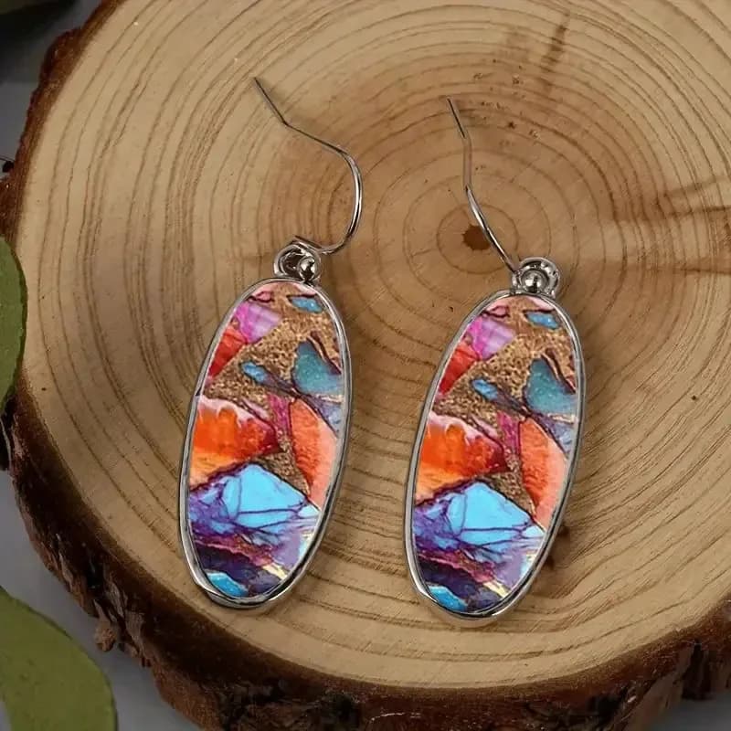 Nuovi Accessori Adesivi Geometrici Colorati 2026, Moda Personalizzata, Abbinamento Artistico per Vestiti, Accessori Gioiello da Appendere