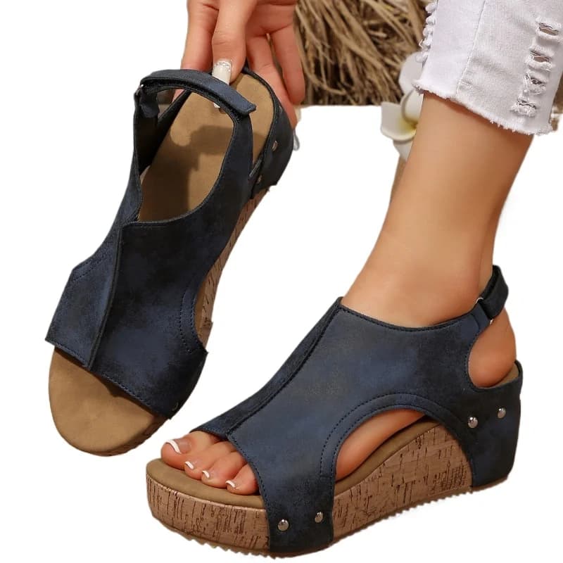 2026 Women's Sandals Wedges Sandals Summer Peep Toe Platform Shoes High Heels Sandals Fashion Slippers Plus Size Causal Shoes