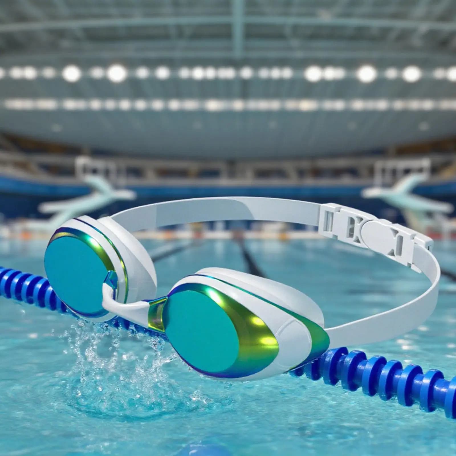 Occhialini da nuoto, Occhialini da piscina antiappannamento, Occhiali da nuoto regolabili, A tenuta stagna
