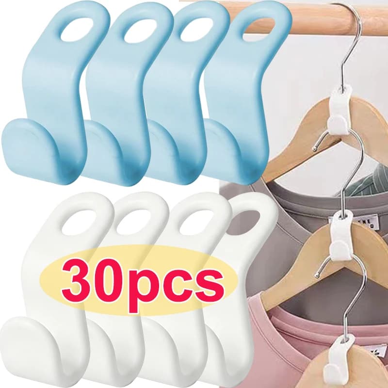 Clothes Hanger Hooks Wardrobe Hanger Space Saver Hook Organizer Cascading Wardrobe Coat Clothing Storage Space Saving Hook