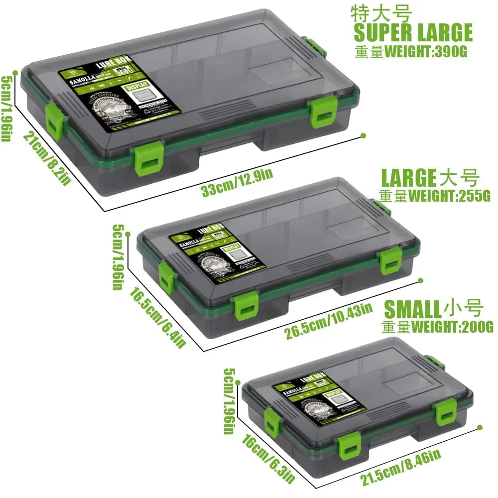 Toolbox Fishing equipment Accessories Good equipment Toolbox Organizer Bag for baits Folding plastic boxes