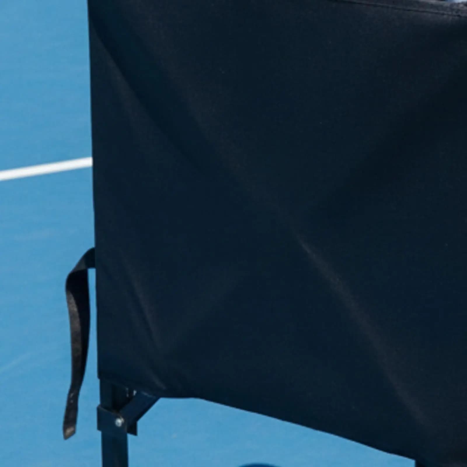 Space Saving Tennis Ball Cart with Wheels Foldable Basket Design for Coaches and Players to Store Balls During Drills