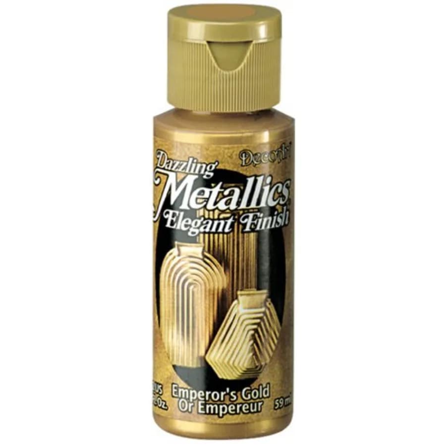 Dazzling Metallics 2-Ounce Emperor's Gold Acrylic Paint
