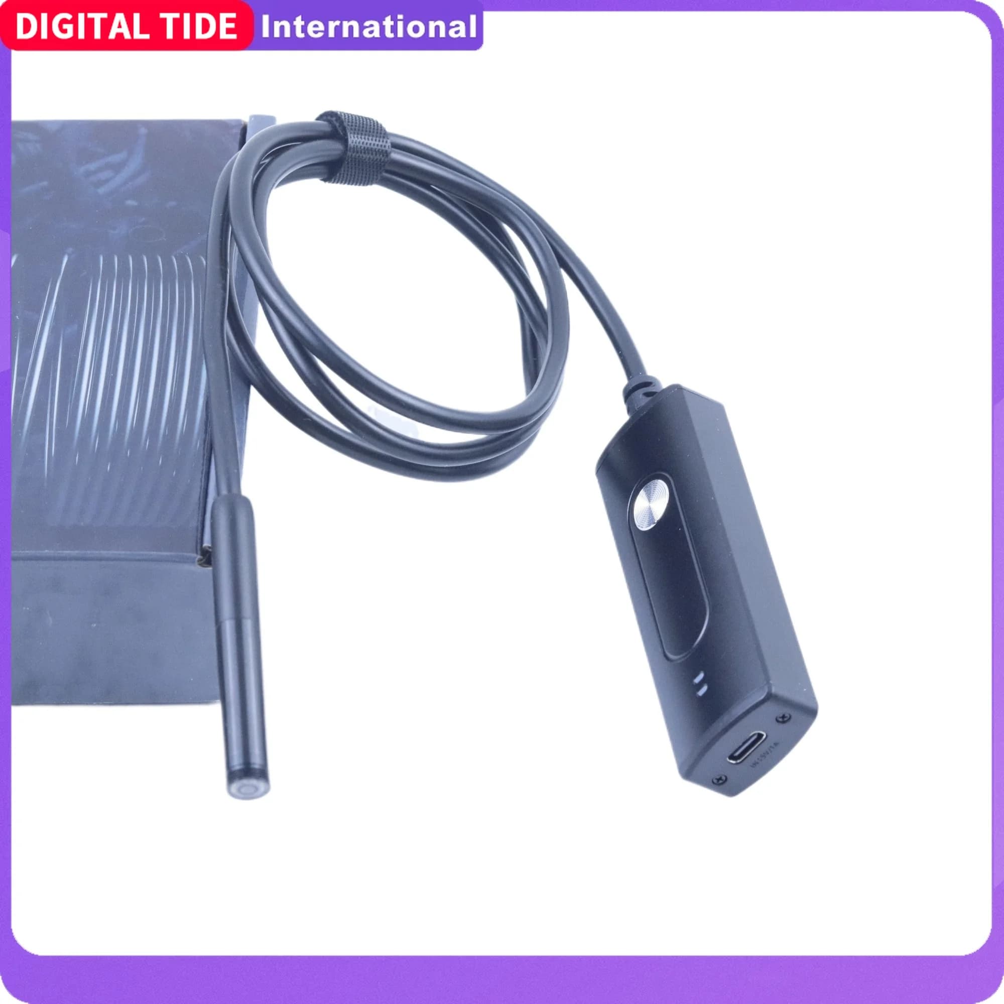 8.0MM TYPE-C Endoscope Camera IP67 Waterproof 6 LEDs Adjustable USB Android Inspection Borescope Cameras for Phone PC